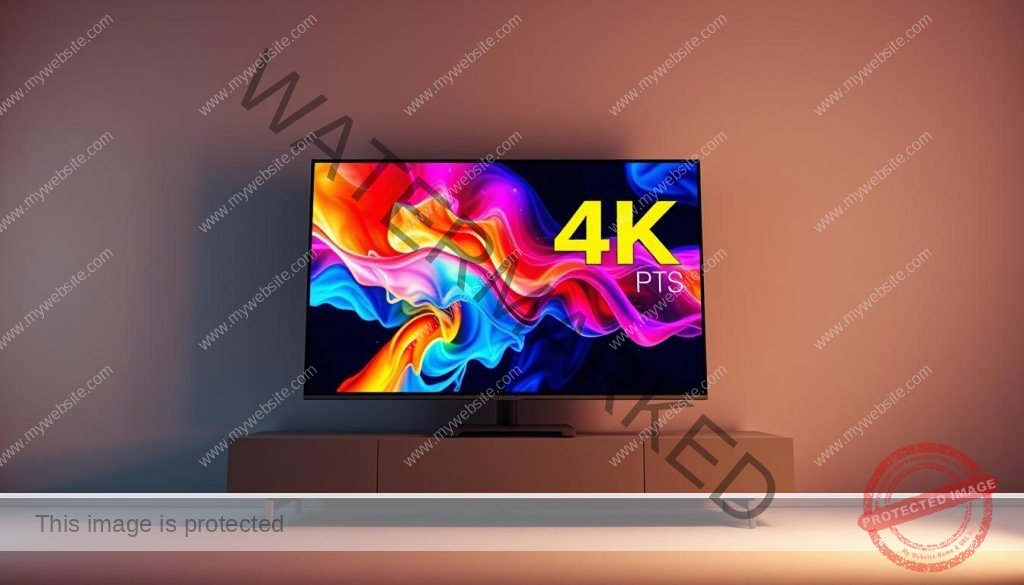 A high-quality 4K transmission, showcasing a vibrant and detailed image quality. The scene depicts a sleek, modern television set against a minimalist, well-lit studio backdrop. The screen displays a crisp, vibrant image with vivid colors and exceptional clarity, highlighting the exceptional visual experience of IPTV services. The lighting is soft and diffused, creating a warm, inviting atmosphere that emphasizes the technological prowess and premium nature of the 4K transmission. The composition is balanced, with the television set positioned centrally, drawing the viewer's attention to the display's clarity and fidelity. A high-quality 4K transmission, showcasing a vibrant and detailed image quality. The scene depicts a sleek, modern television set against a minimalist, well-lit studio backdrop. The screen displays a crisp, vibrant image with vivid colors and exceptional clarity, highlighting the exceptional visual experience of IPTV services. The lighting is soft and diffused, creating a warm, inviting atmosphere that emphasizes the technological prowess and premium nature of the 4K transmission. The composition is balanced, with the television set positioned centrally, drawing the viewer's attention to the display's clarity and fidelity.